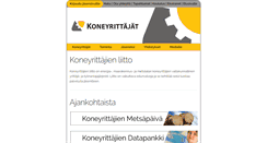 Desktop Screenshot of koneyrittajat.fi