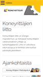 Mobile Screenshot of koneyrittajat.fi